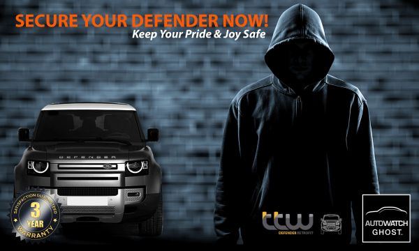 Defender L663 - Security - Secure your defender today - TTW Defender Retrofit - Autowatch Ghost 2 - 3 Year Warranty